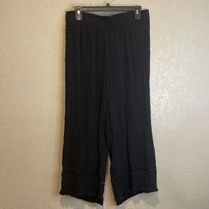 Zac & Rachel Black Wide Leg Bottoms Size Medium